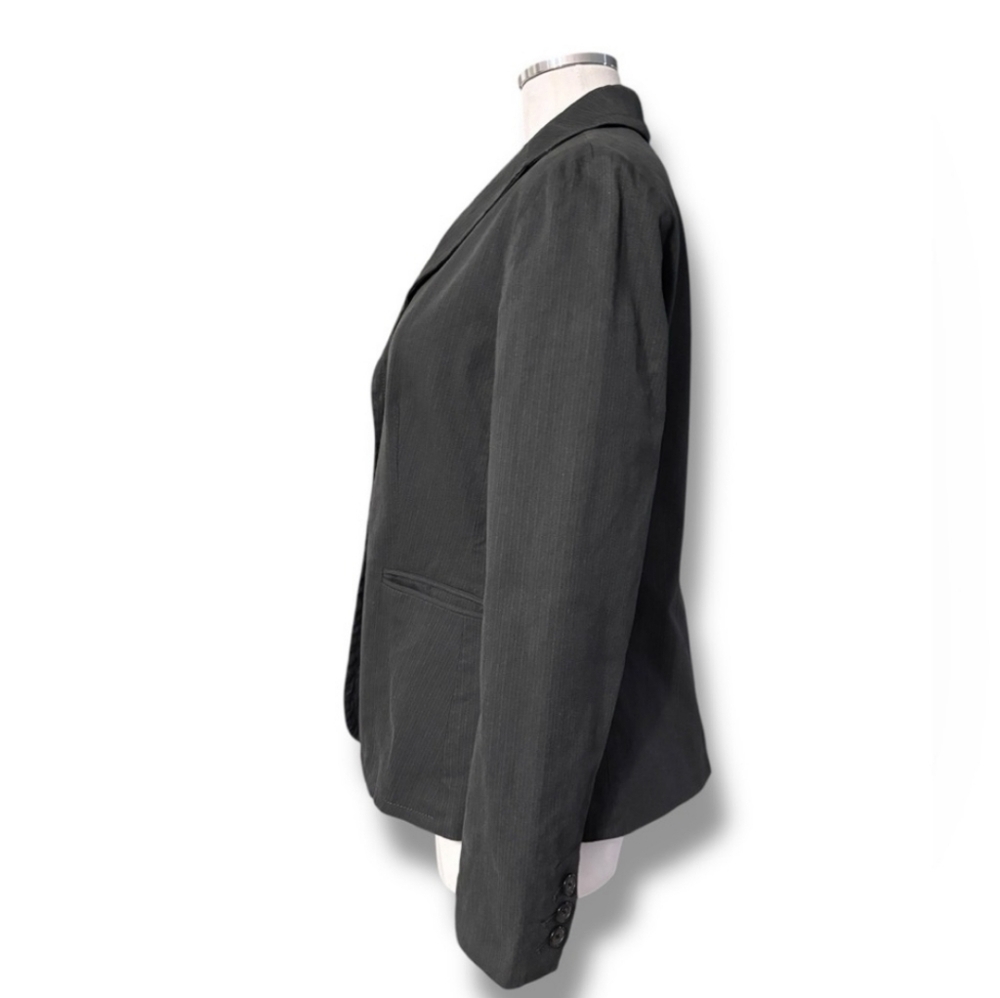 GAP Black Wash Two Button Blazer - image 4